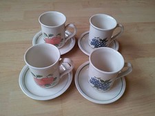 Englische Teetassen-Set 4-tlg. Keramik