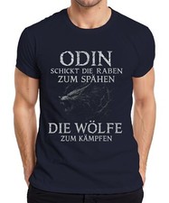 Odin schickt Raben Wölfe