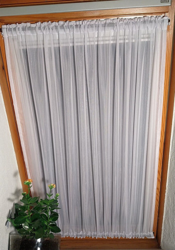 Scheibengardine 120cm h - scheibengardine,