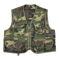 Vintage Camo Weste Gilet Jacke
