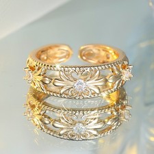Damen Ring Imitations Gold