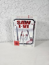 SAW I-VI Blood Drive Edition 6 DVDs Saw 1-6 Special Edition DVD Box 