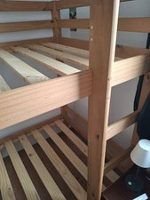 Doppelstockbett für Kinder, Holz Geölt 200cm×150cm×90cm (L×H×B)