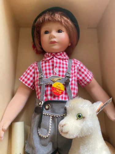 Steiff puppe 703096 peter - peter, mit