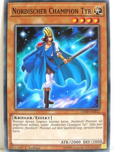 Yugioh 012 nordischer - yugioh, 1x