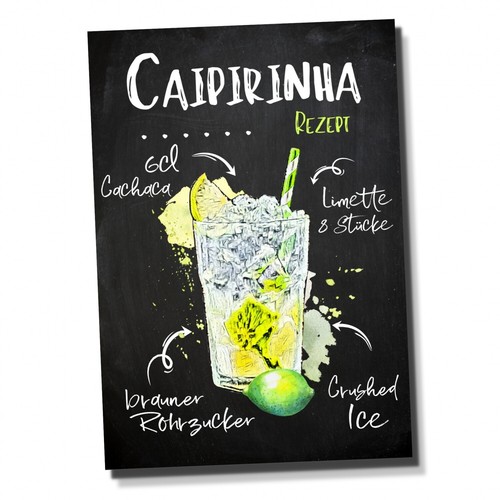Schild caipirinha caipi - caipirinha,