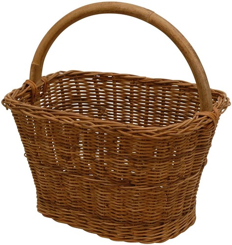 Korb bügelkorb shopper aus - korb, bügelkorb,