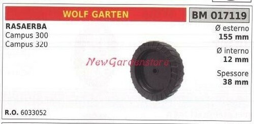 Hinterrad wolf garten - hinterrad,