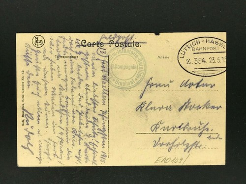 Feldpostkarte belgien malines - belgien,
