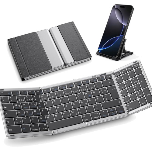 Bluetooth tastatur faltbar mit - tastatur,