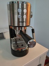 Krups Virtuoso XP442C Espressomaschine - Edelstahl/Schwarz
