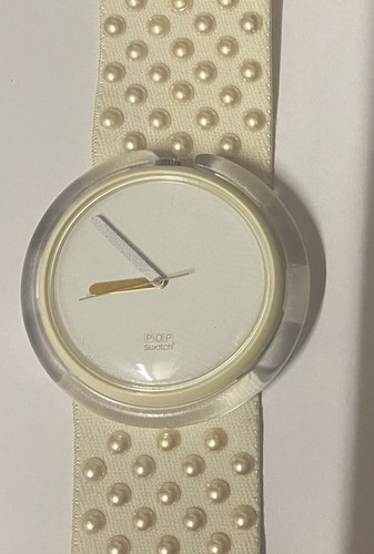 Swatch pop armbanduhr blanc - pop, "blanc