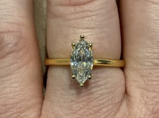 1,0 Karat Lab Created Diamant