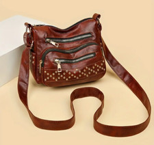 Retro Damen Tasche Crossbody Schultertasche Umhängetasche Handtasche Shopper Bag