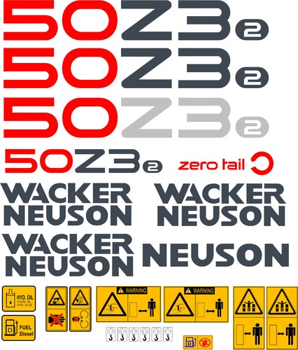 Neuson 50z3 bagger aufkleber - 50z3,