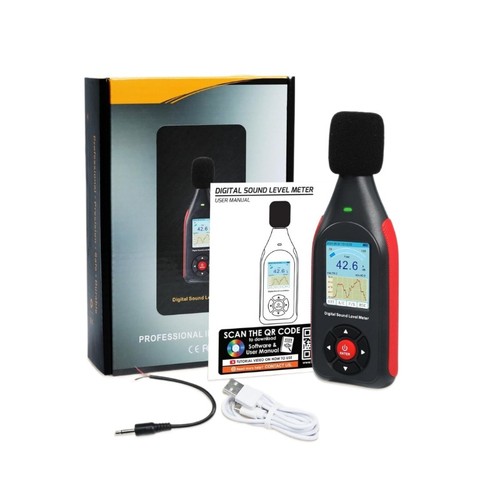 Digitaler schallpegelmesser - digitaler,