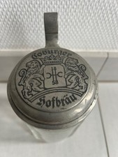 Älterer Bierkrug Glaskrug 0,5l --- Brauerei Coburger Hofbräu Coburg Bayern