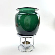 70er Glas Duftlampe Grün |