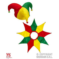 Narren-Set, 2-teilig - Hofnarr Kasper Joker Gaukler Harlekin Clown Widmann®