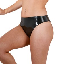 Latex Slip M - XXL schwarz