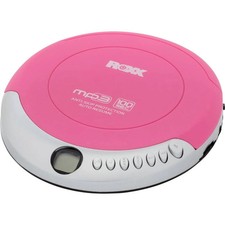 Roxx PCD 501 pink Tragbarer CD-Player CD, CD-R, CD-RW, MP3 Pink, Silber
