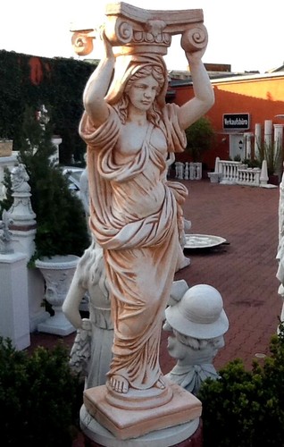 Gartenfigur karyatide - gartenfigur, "karyatide"