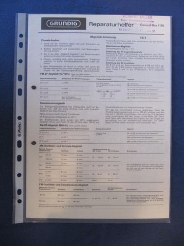 Grundig concert boy 1100 - 1100,