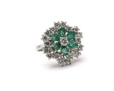 RING WEISSGOLD 585 BRILLANTEN