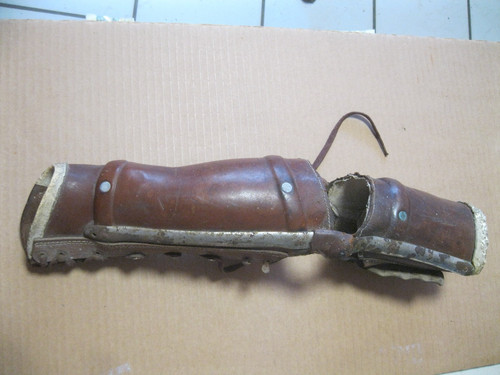 Vintage leder orthese - orthese, arm