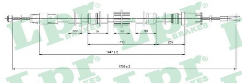 Lpr c1654b cable parking - cable,,