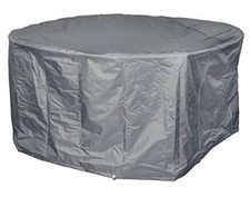 Wehncke Schutzhülle Deluxe für Gartentische, anthrazit, Ø 125 x 83 cm, 15159