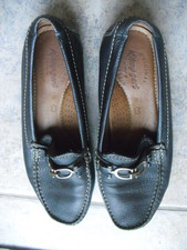 Kämpgen Mokassins Slipper blau aus Leder bequem Gr. 39 Damen