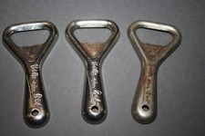 3 Bierflaschenöffner Bitburger mit Werbung bitte ein Bit Werbegeschenk Vintage