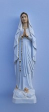 Statue Madonna Lourdes IN Marmor Harz CM 50 Herstellungsart Handloom Italienisch