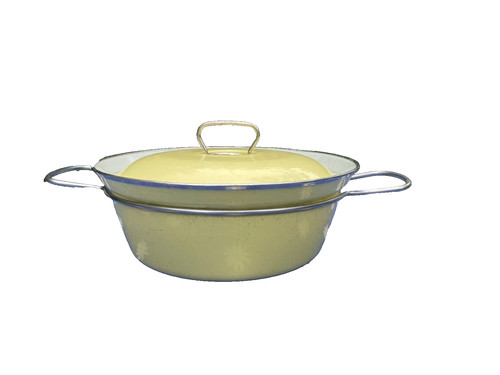 Mes emaille 3liter topf - emaille,
