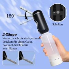 Dusche 200ml Wasserdichter Elektrischer Mobiles Reise Bidet Popodusche 180°