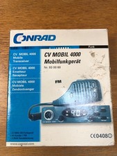 Conrad CV Mobil 4000 -GEPRÜFT- CB Funk  incl. S-Meter Buchse Funkgerät mit Scan