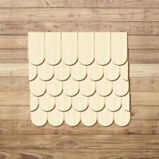 Sperrholz Schindeln - halbrund - Biberschwanz - Größen- und Mengenauswahl