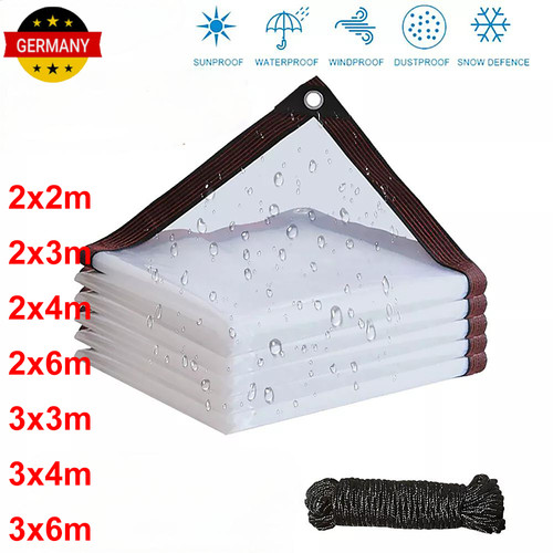 Abdeckplane transparente mit - abdeckplane,