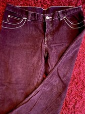 Identity Cordhose aubergine Gr. 38 Baumwolle Retro 90 er