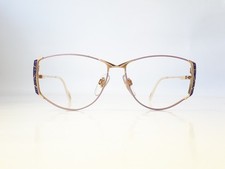 Lara Savini Brille Damen Gold