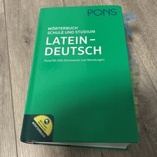 Pons Wörterbuch Latein-Deutsch Top Zustand!