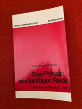 Josef Kopperschmidt Das Prinzip vernünftiger Rede Teil 1