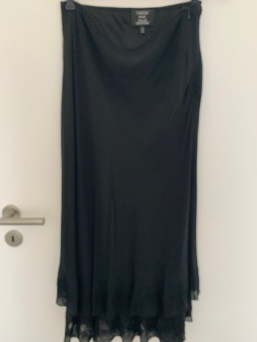 Rock schwarz chiffon zwei - rock,