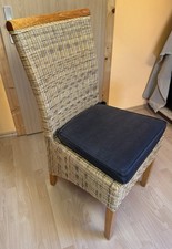 6 Wunderschöne Rattan Stühle/ Kolonial Stil / Hochlehnstuhl / Esstischstuhl