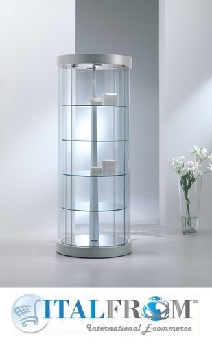 Rundschreiben glasvitrine mit - glasvitrine,