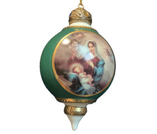 Weihnachtskugel Heirloom Porcelain 1999 Bradford Edition.