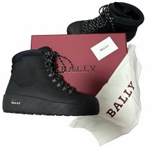 BALLY Black Leather Hiking