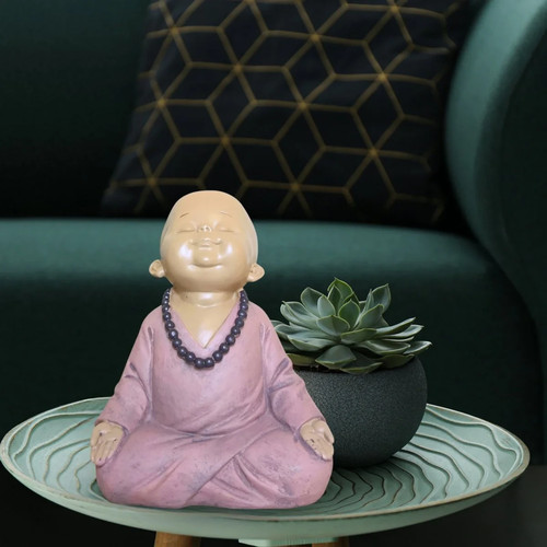 Meditierender baby mönch - baby-mönch, in