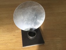 Catellani&Smith Luna 17cm Teelicht Tischleuchte Silber Neu